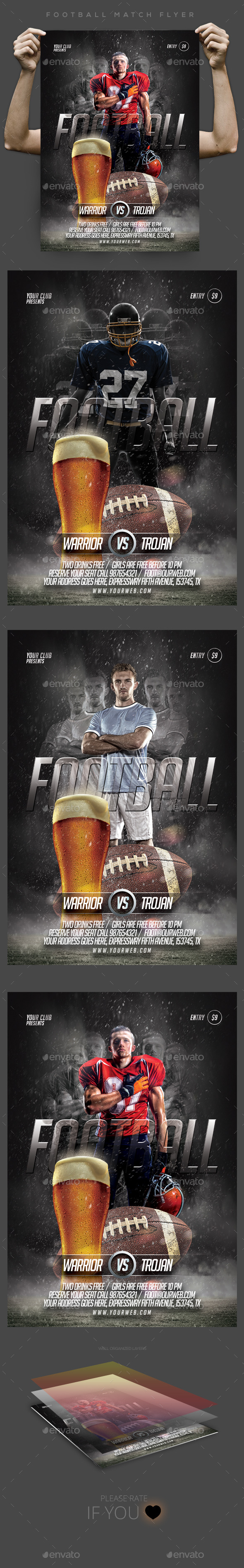 Football Match Flyer - Sports Events