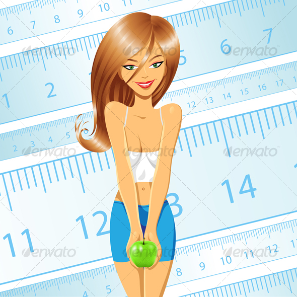 Diet girl - People Characters