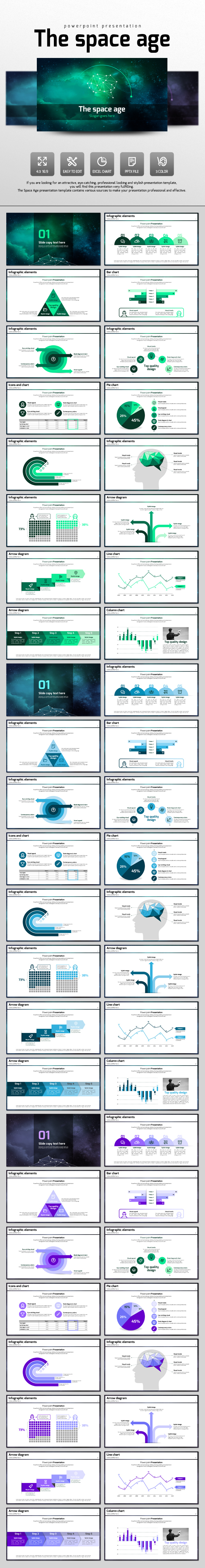 The Space Age - PowerPoint Templates Presentation Templates