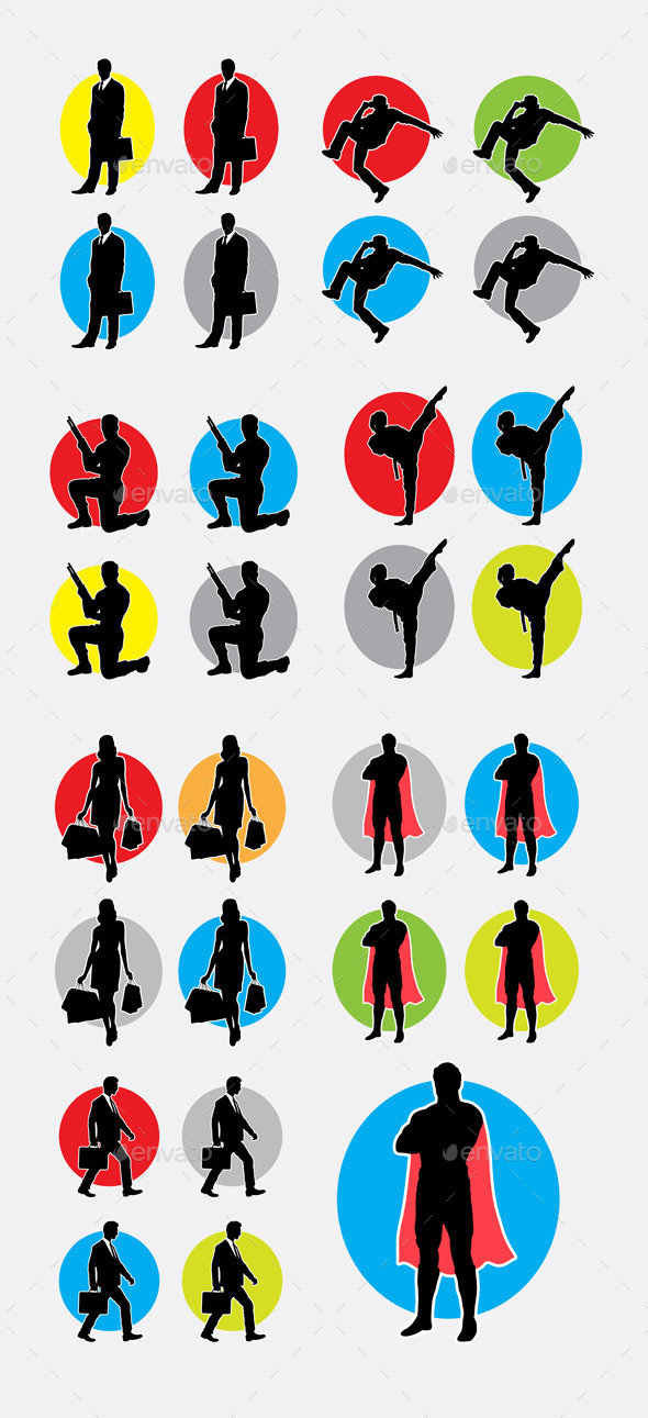 People Activity Symbol - People Characters