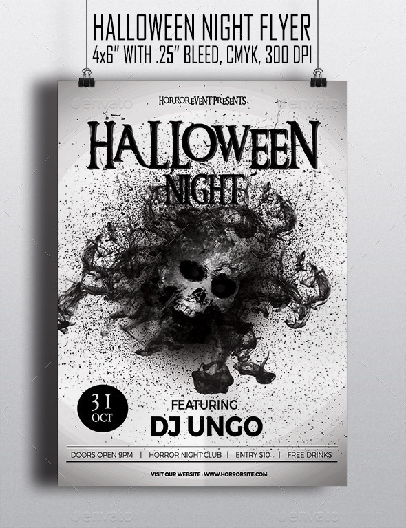 Halloween Night - Flyer - Clubs & Parties Events