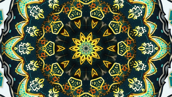 Batik Ethnic Ornament Kaleidoscope
