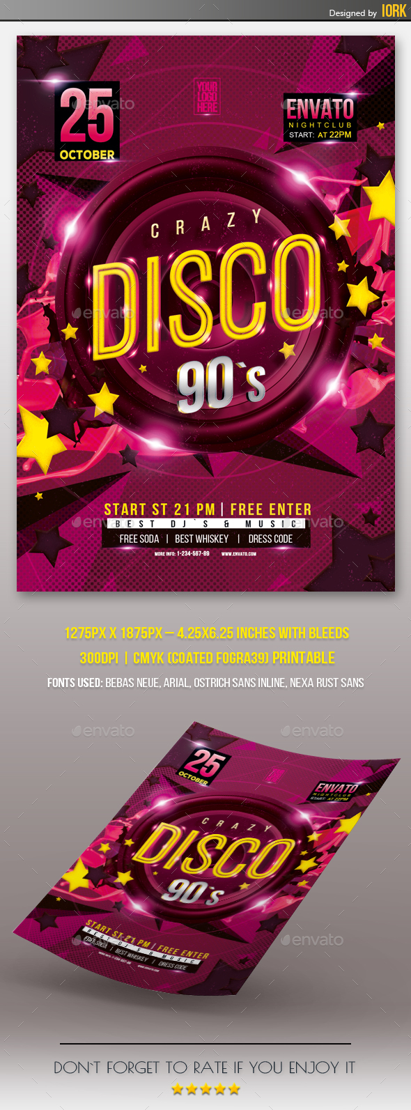 Disco Flyer - Clubs & Parties Events