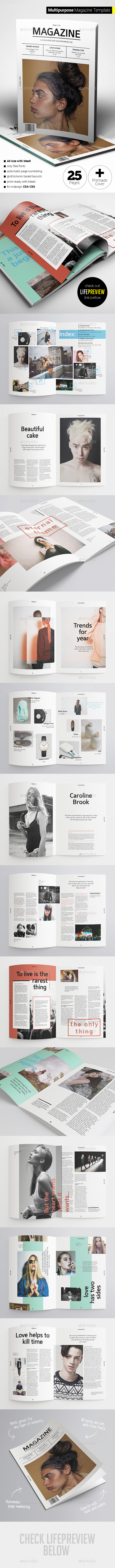Multipurpose Magazine - Magazines Print Templates