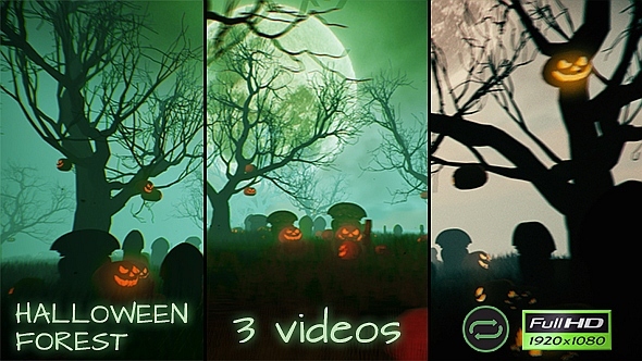 Halloween Forest - 3 Pack