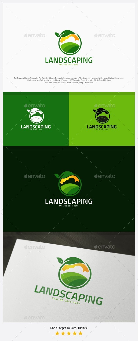 Landscaping / Farm Logo - Nature Logo Templates