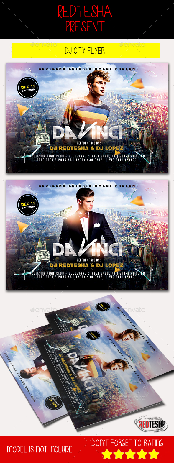 DJ City Flyer - Clubs & Parties Events