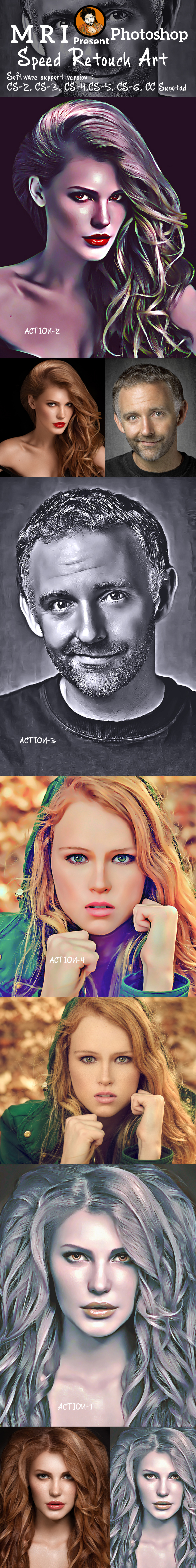 Speed Retouch Art - Photo Effects Actions