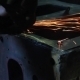 Processing Of Metal Grinder With Sparks - VideoHive Item for Sale