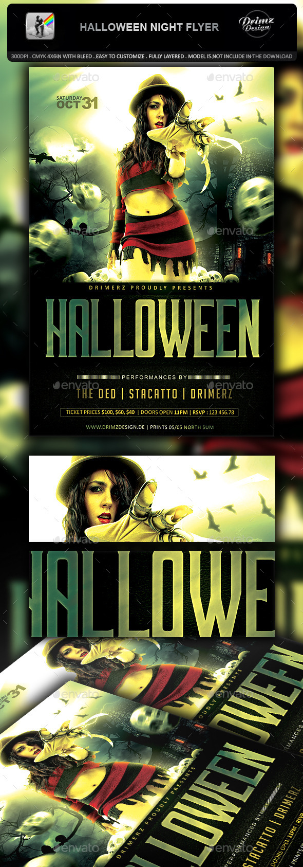 Halloween Night Flyer - Events Flyers
