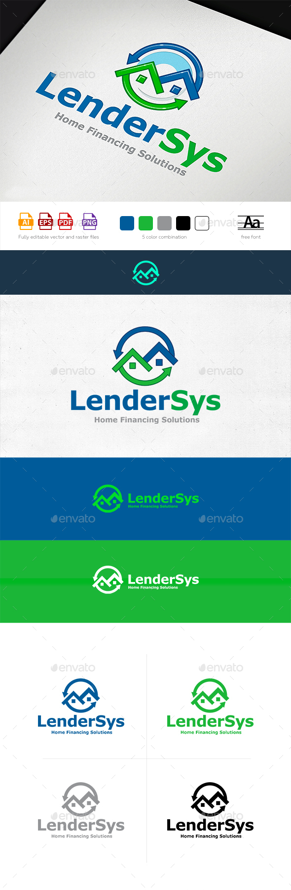 Lender Logo Template - Buildings Logo Templates