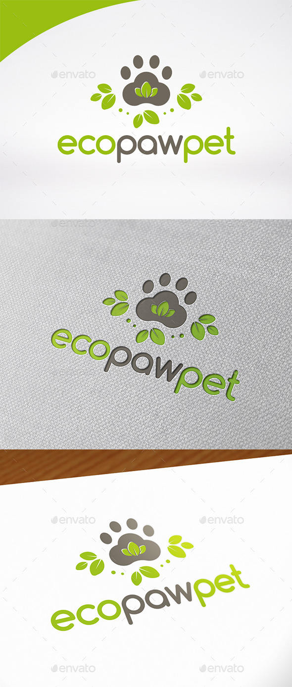 Eco Pet Logo Template - Animals Logo Templates