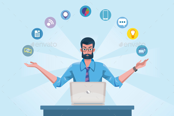 Technology Expert Man - Web Technology