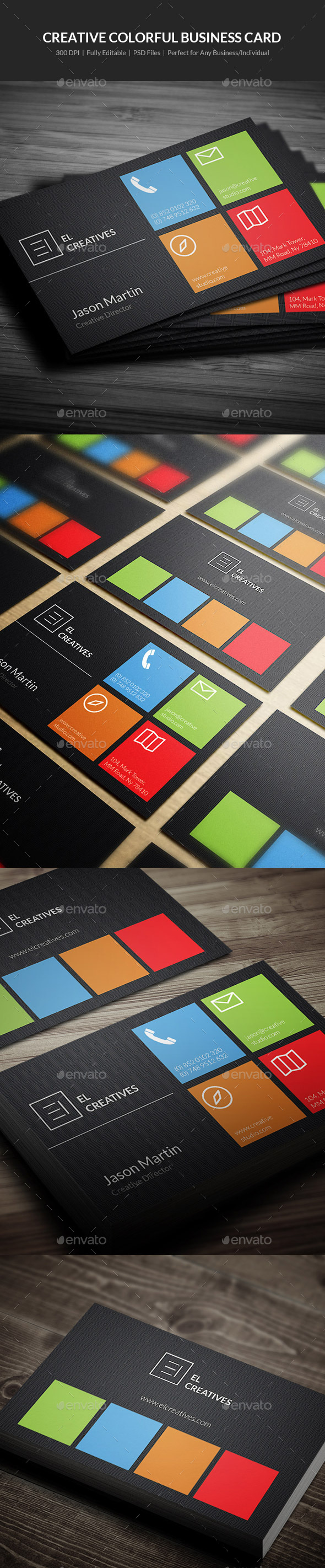 Creative Colorful Business Card - 02 - Creative Business Cards