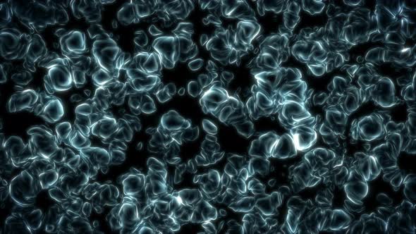 Abstract Looping Molecular Field Background
