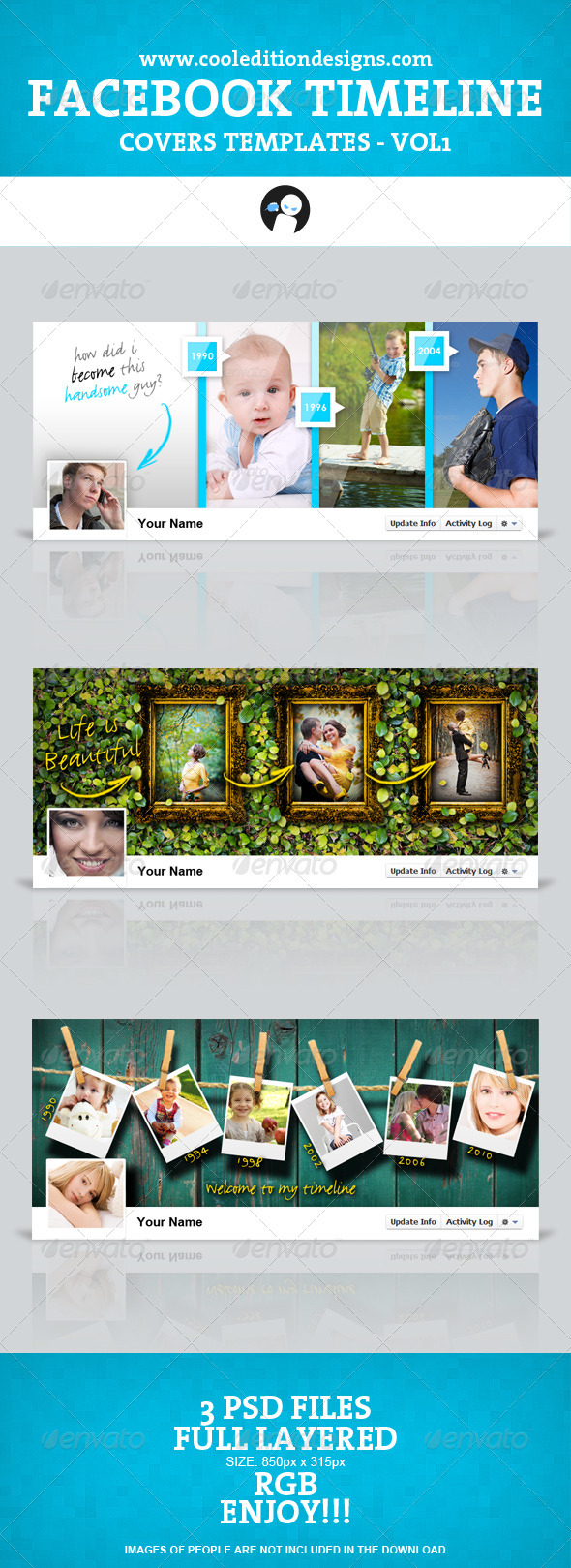 Facebook Timeline Covers Templates VOL1 - Facebook Timeline Covers Social Media