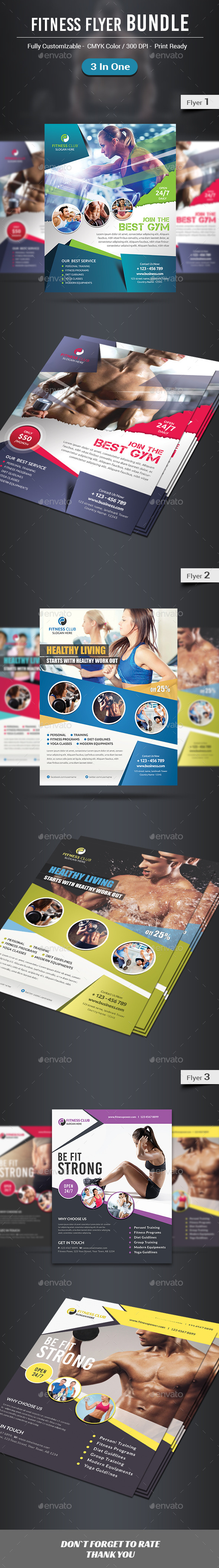 Fitness Flyer Bundle - Sports Events