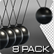 Newton Pendulum - 8 Pack - VideoHive Item for Sale