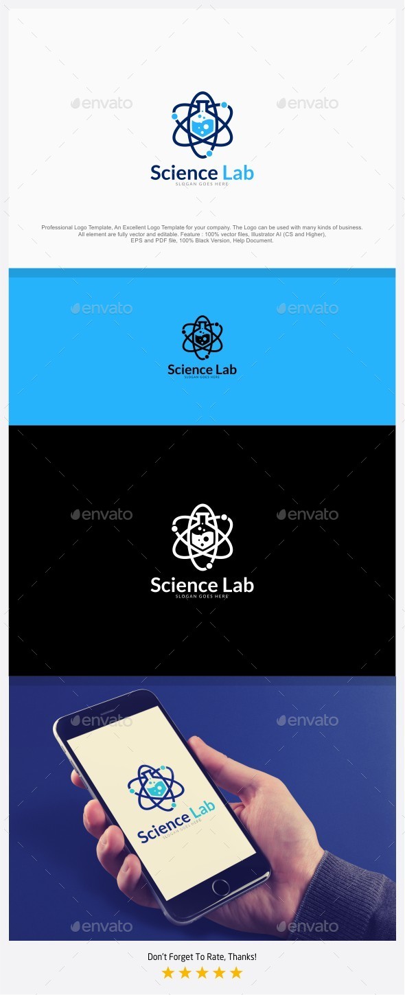 Science Lab - Atomic Lab Logo - Symbols Logo Templates