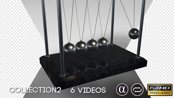 Newton Pendulum Col.2 - 6 Pack
