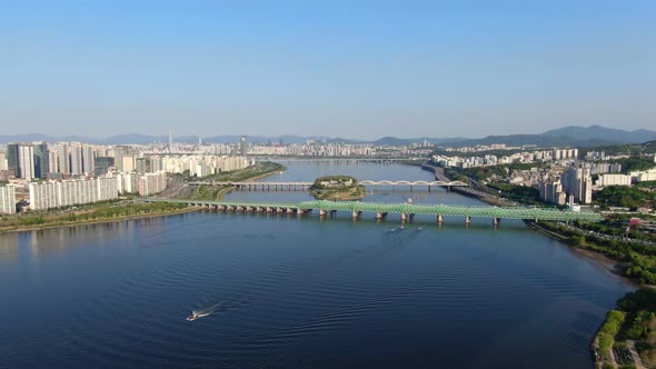 Seoul Yeongdeungpo Gu Yeouido Han River Bridge