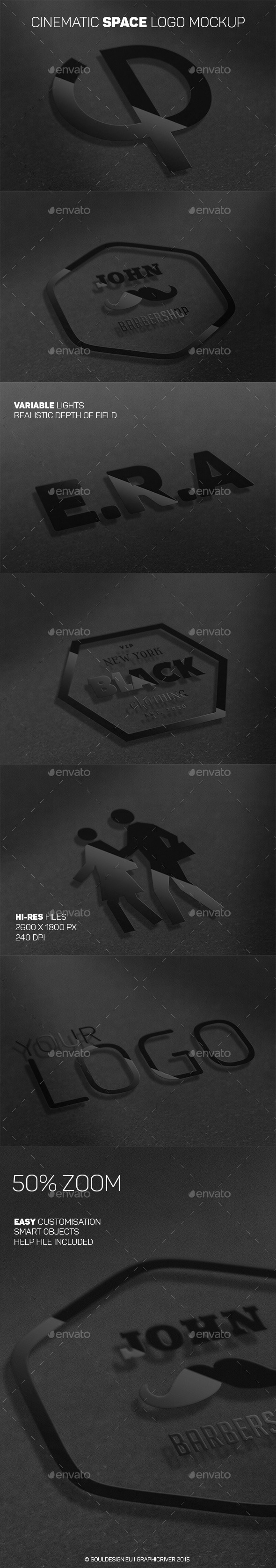 Carbon Space Logo Mockup - Logo Product Mock-Ups