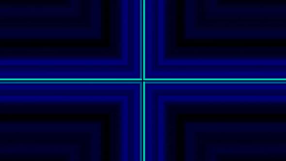 Pulsation VJ Colorful cross background. Seamless loop VJ HD background.