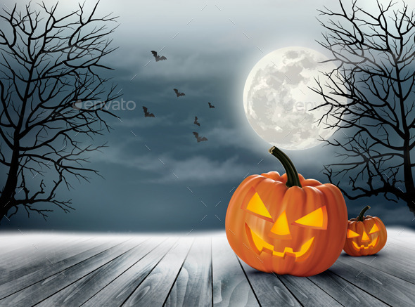 Halloween Spooky Background - Halloween Seasons/Holidays