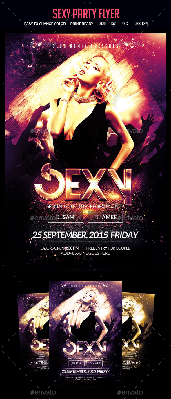 Sexy Party Flyer - Clubs & Parties Events