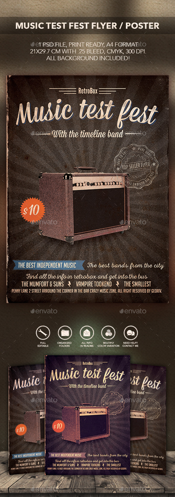 Music Test Fest Flyer - Flyers Print Templates