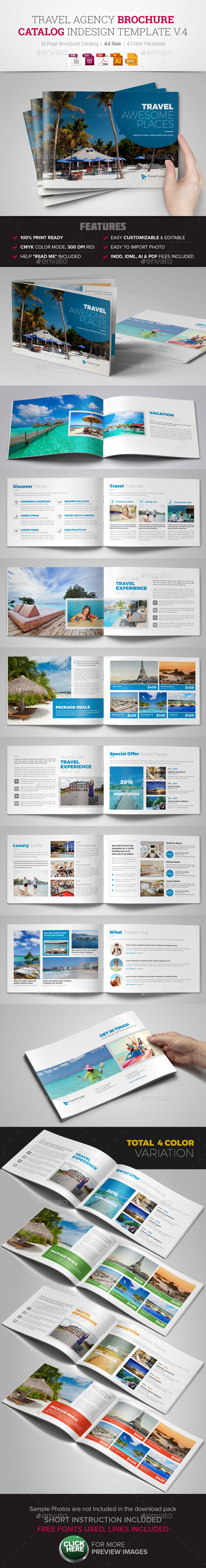 Travel Agency Brochure Catalog v4 - Corporate Brochures