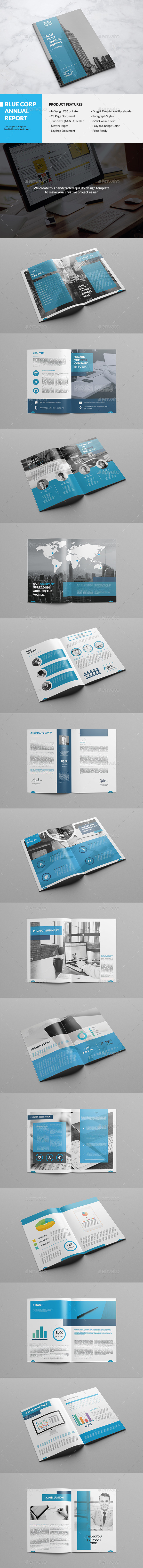 Elegant Blue Annual Report - Informational Brochures
