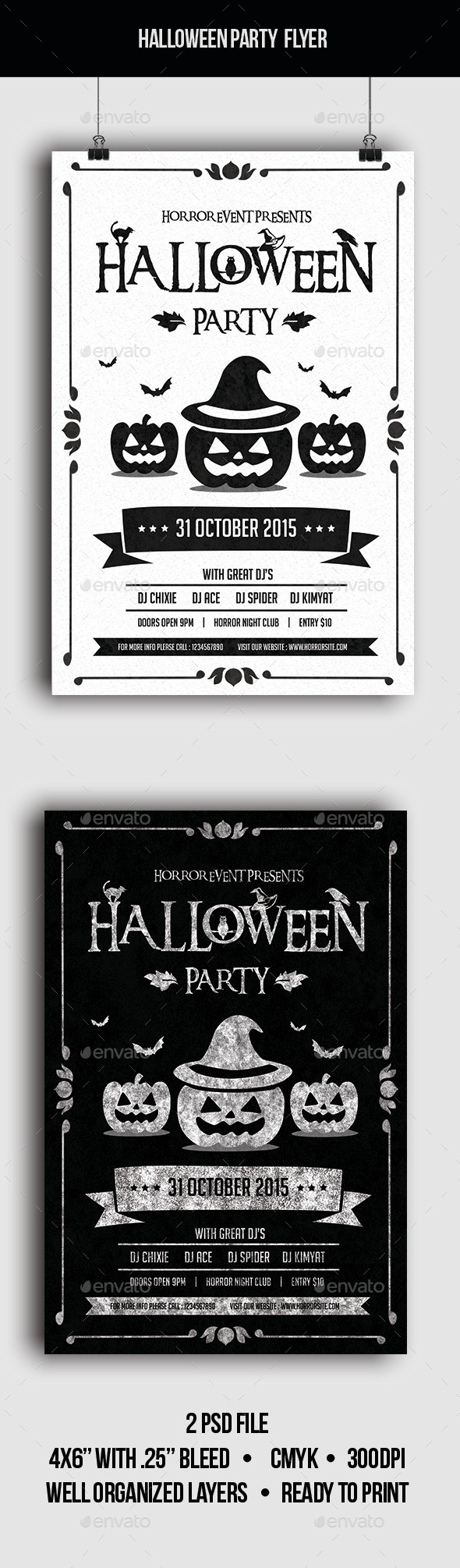 Halloween Party - Flyer - Clubs & Parties Events
