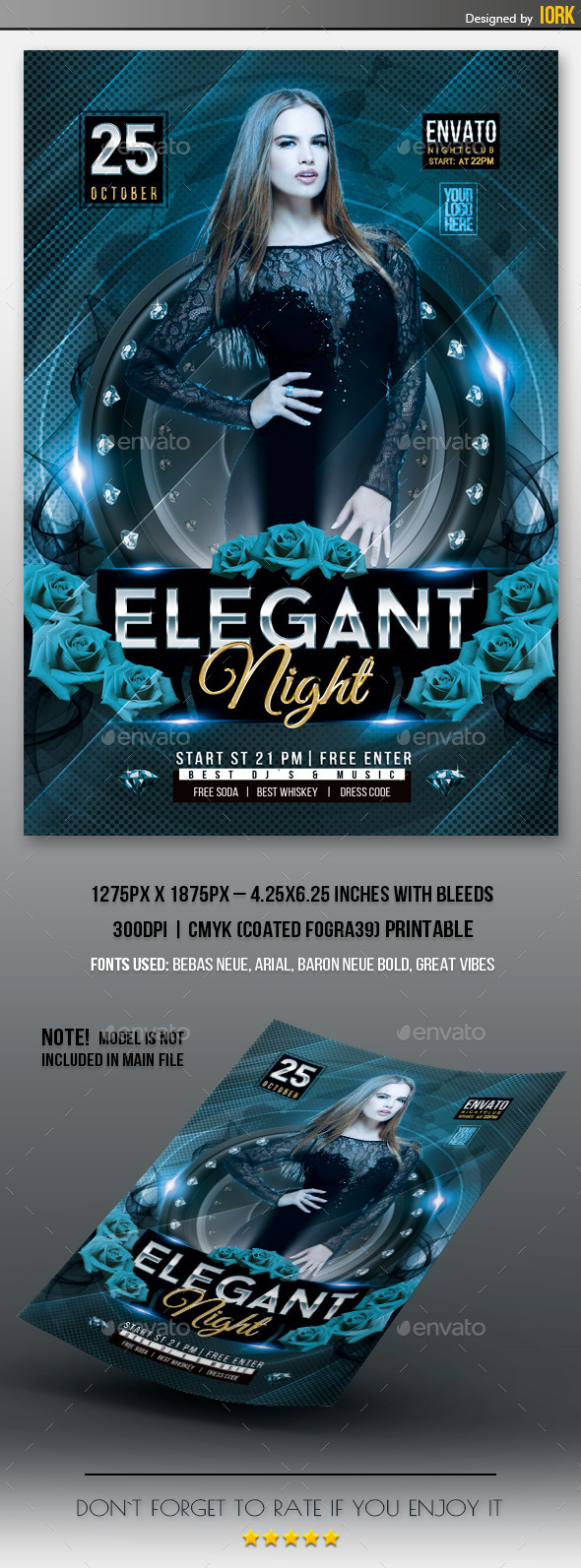 Elegant Night Flyer - Clubs & Parties Events