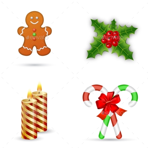 Merry Christmas Design Elements - Christmas Seasons/Holidays