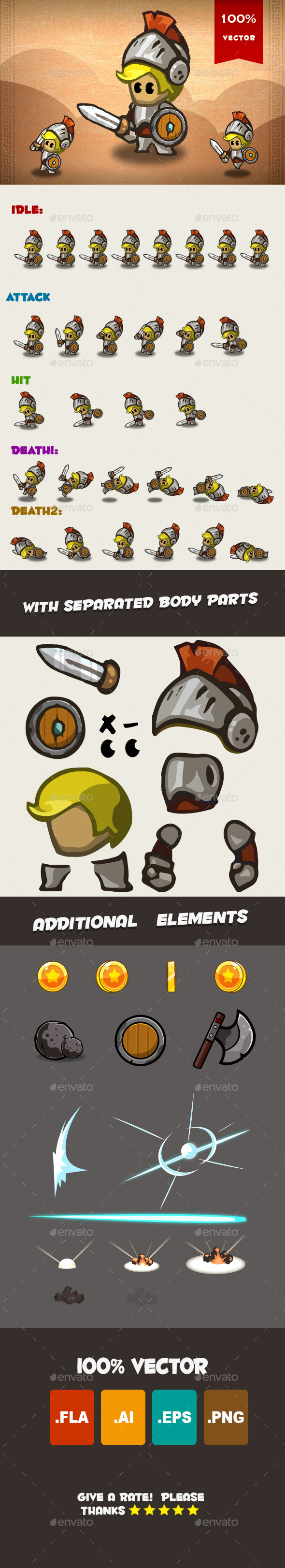 Knight Spritesheet 01 - Sprites Game Assets
