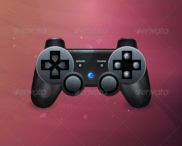 Joystick with buttons. - Media Technology