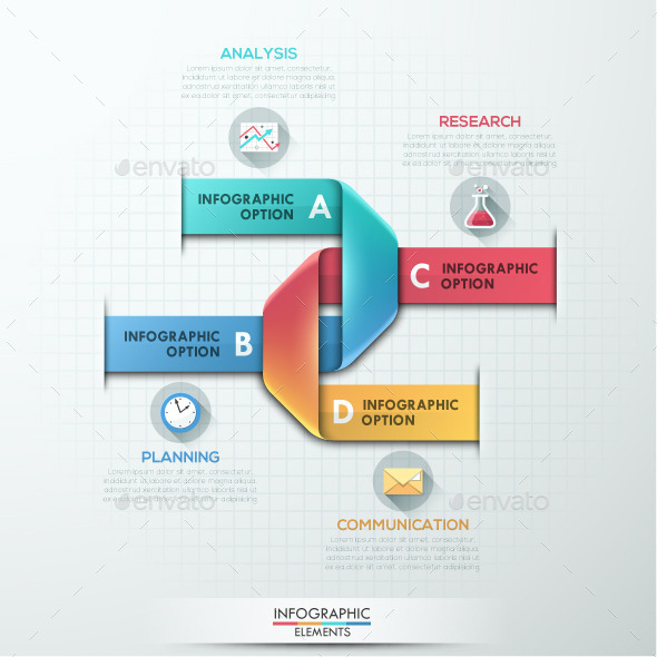 Modern Infographic Options Template - Infographics