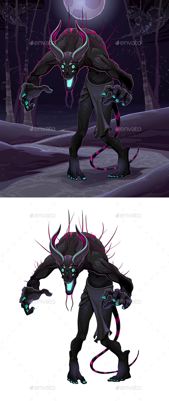Monster in the Wood - Monsters Characters