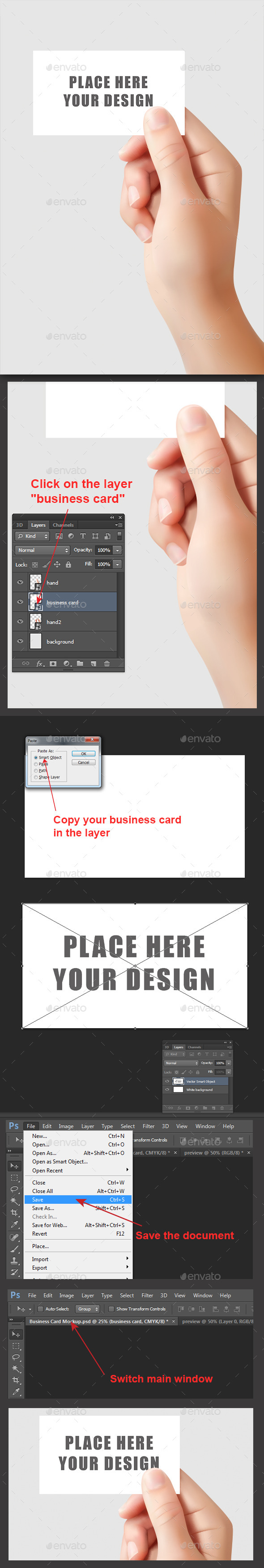 Business Card Mockup - Business Cards Print