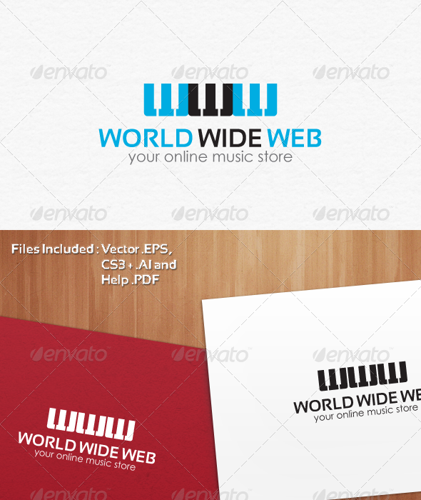 Online Music Store Logo Design - Letters Logo Templates