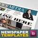 NEWSPAPER TEMPLATE 12 PAGES INDESIGN (A3), Print Templates | GraphicRiver