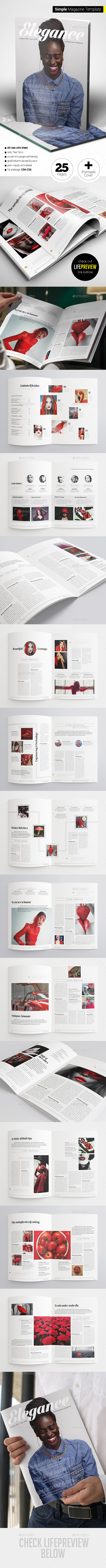 Simple Magazine - Magazines Print Templates