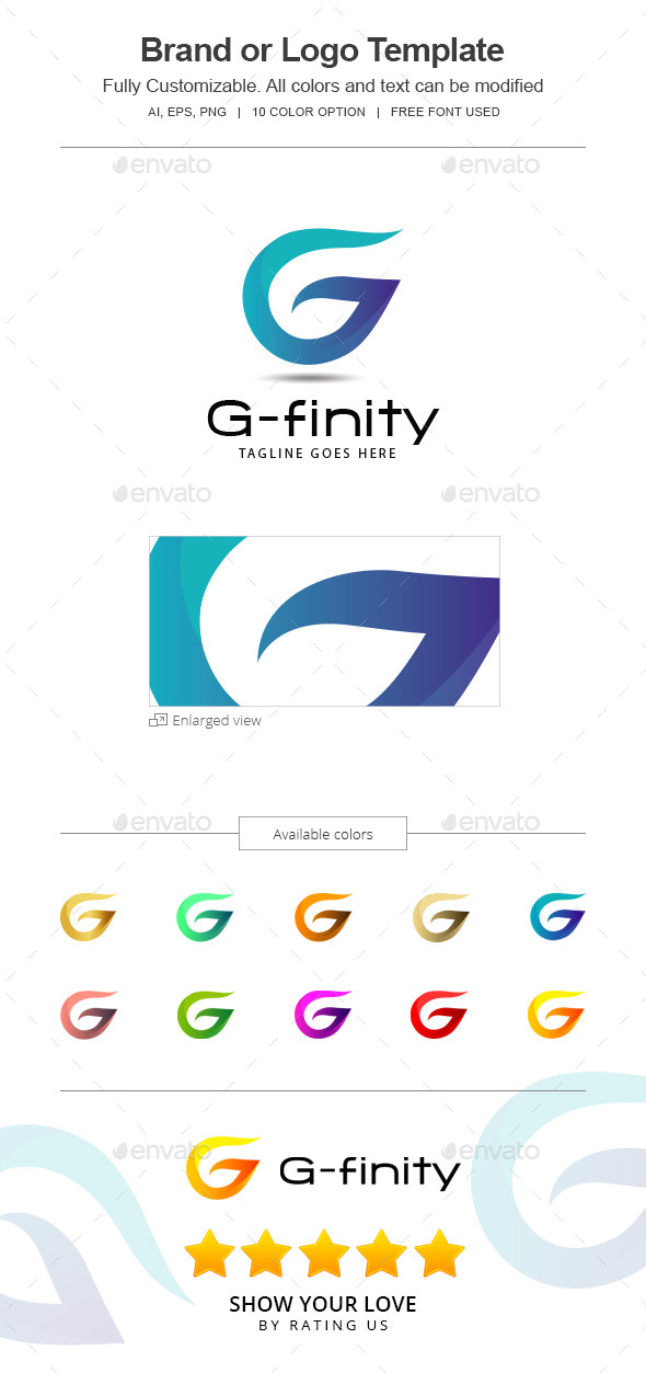 G-finity letter G Logo 144-G G-finity letter G Logo 144-G
