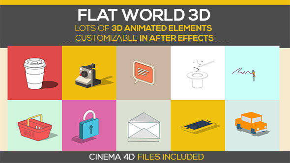 Flat World 3D - VideoHive 13161816