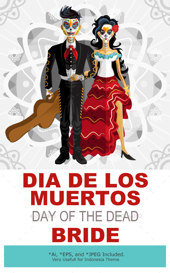 Dia De Los Muertos Day Of The Dead Bride - Weddings Seasons/Holidays