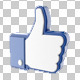 Facebook Like Thumb Up Hand Icon