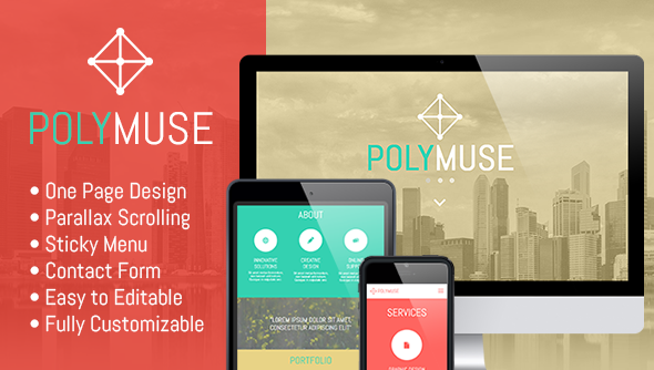Polymuse - One - ThemeForest 6722860