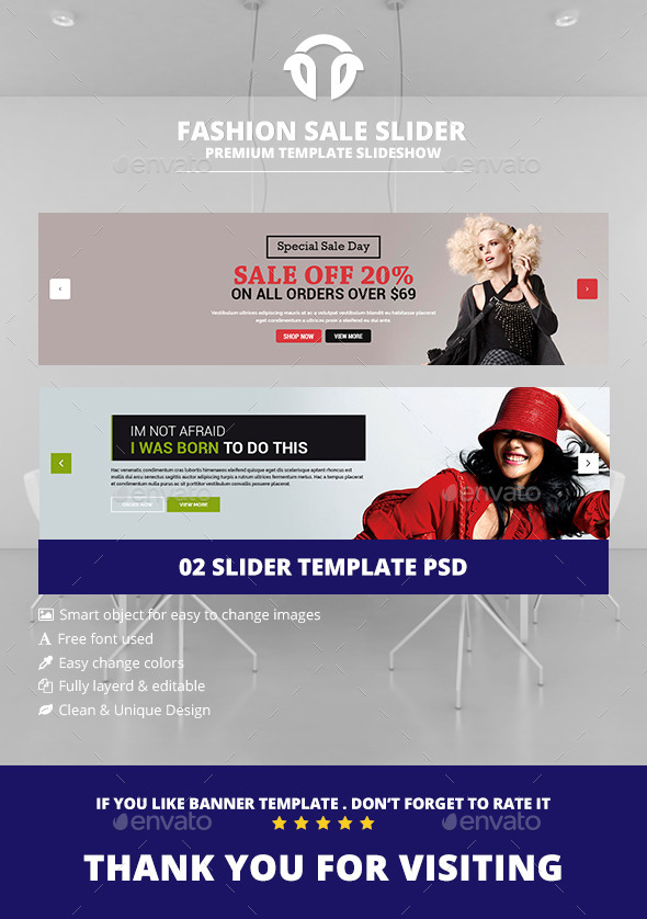 Shopping Sliders - Sliders & Features Web Elements