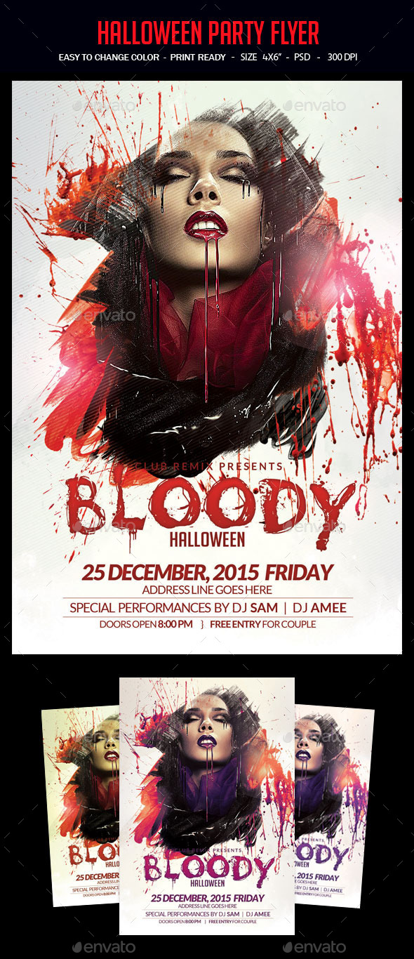 Halloween Party Flyer - Clubs & Parties Events